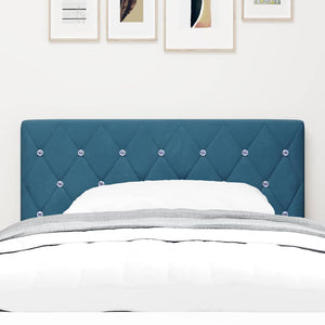 LED Kopfteil Dunkelblau 90 cm Samt