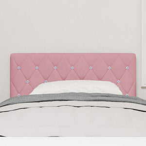 LED Kopfteil Rosa Samt 90 cm