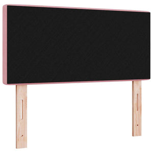 LED Kopfteil Rosa Samt 90 cm