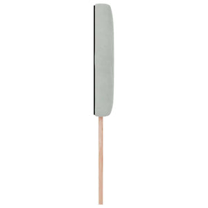 vidaXL LED Headboard with LED Strips Light Gray 100 cm Velvet
