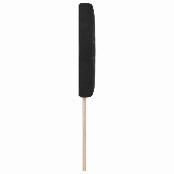 vidaXL Tête de lit à LED avec bandes LED Noir 100 cm Velours