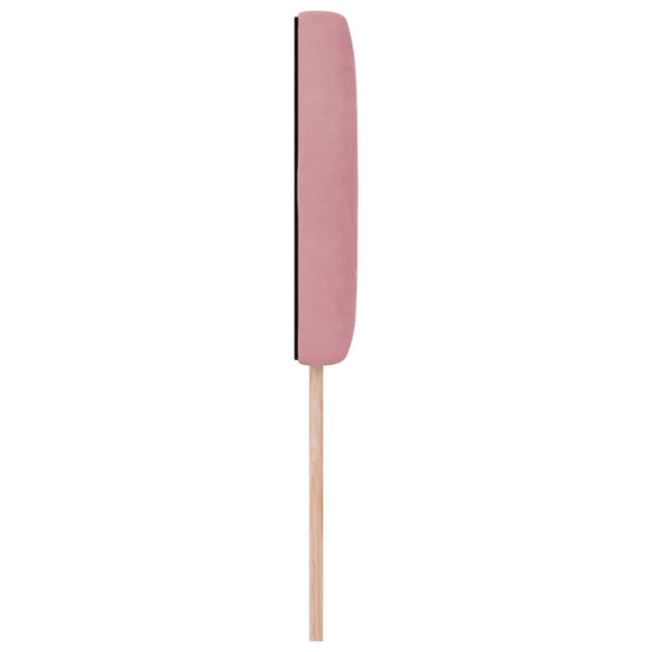 LED Kopfteil Rosa Samt 100 cm