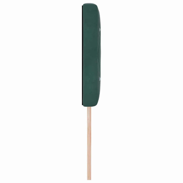 LED Kopfteil Dunkelgrün 144 cm Samt