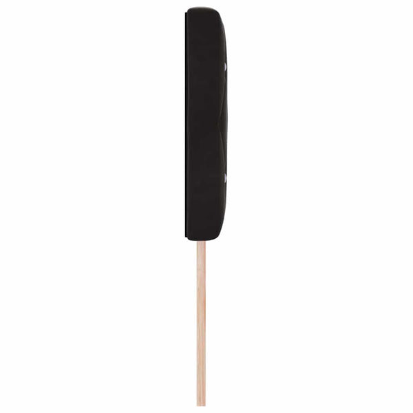 vidaXL Tête de lit avec bandes lumineuses LED noir 160 cm Velours
