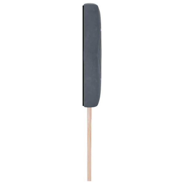 vidaXL Tête de lit à LED avec bandes lumineuses LED Gris foncé 180 cm Velours