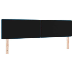 LED Kopfteil Dunkelblau 180 cm Samt