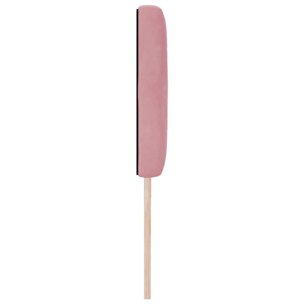 LED Kopfteil Rosa Samt 180 cm