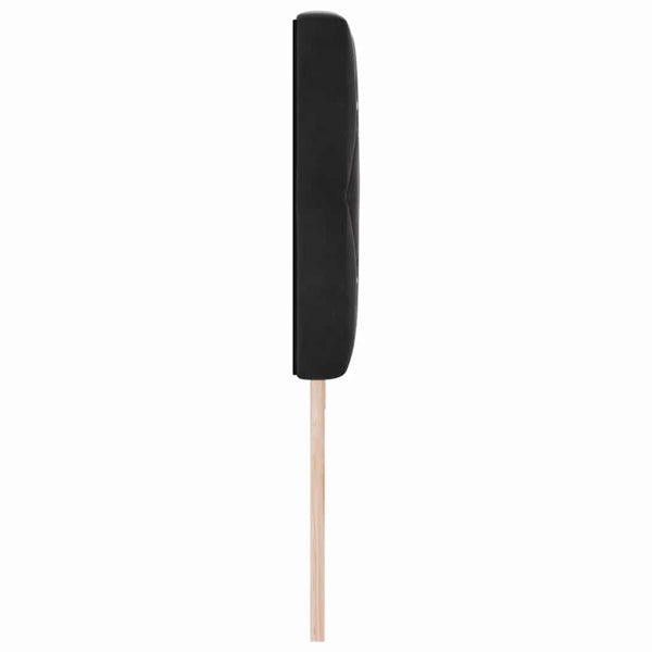 vidaXL LED Headboard with LED Strips Black 200 cm Velvet