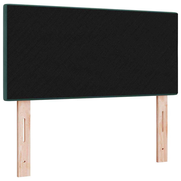 vidaXL LED Headboard with LED Strips Green 90 cm Velvet