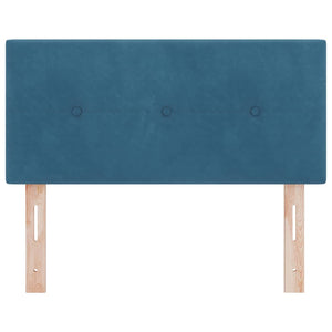 LED Kopfteil Blau Samt 100 cm
