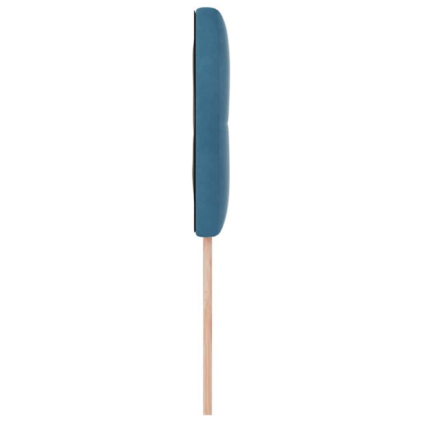 LED Kopfteil Blau Samt 100 cm