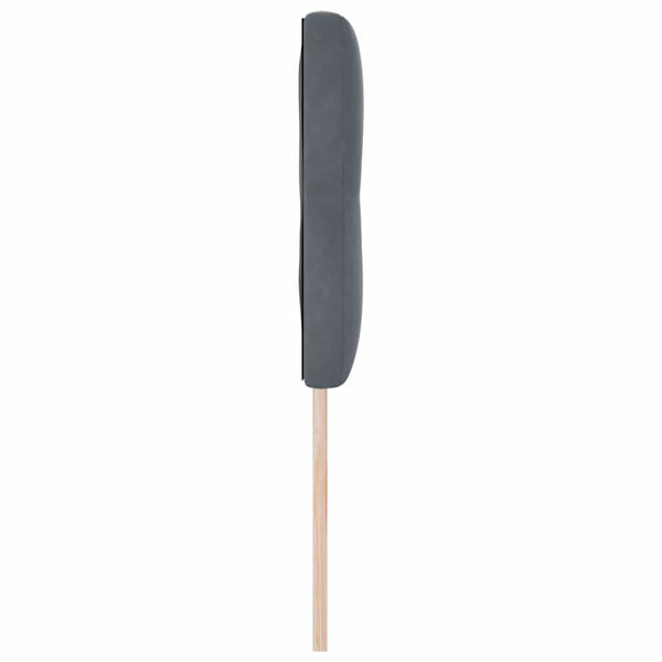 LED Kopfteil Grau Samt 144 cm