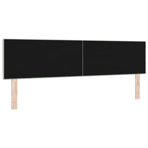 LED Kopfteil Hellgrau Samt 180cm