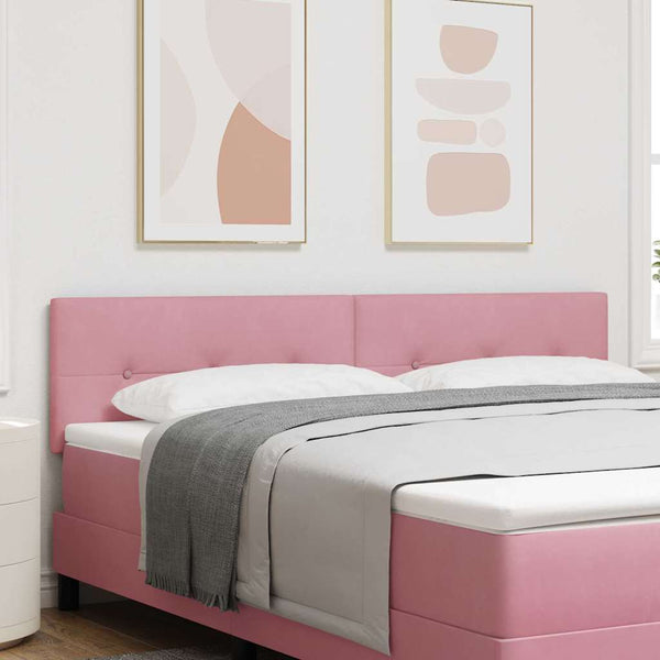 LED Kopfteil Rosa 180 cm Samt