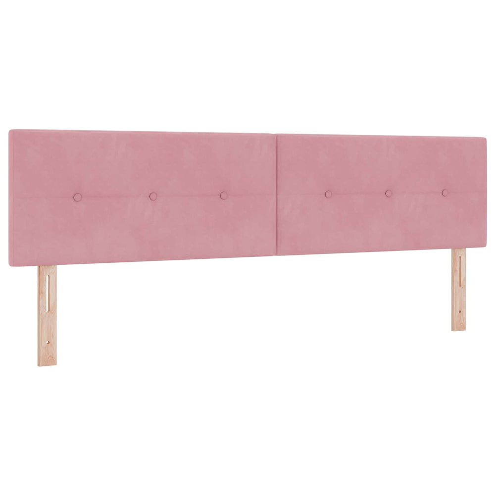 LED Kopfteil Rosa 180 cm Samt