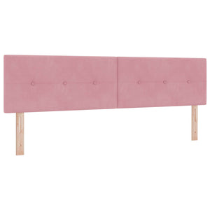 LED Kopfteil Rosa 180 cm Samt
