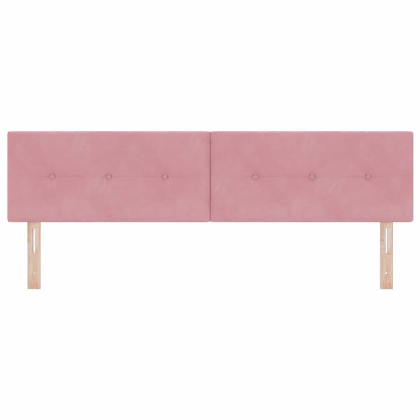 LED Kopfteil Rosa 180 cm Samt