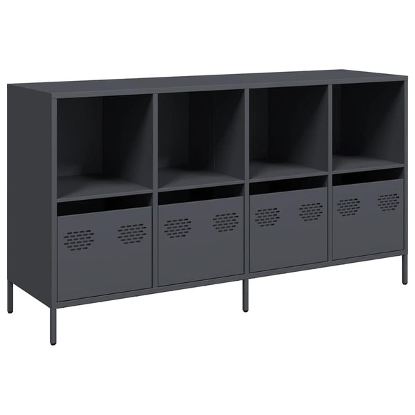 Anthrazit Sideboard 135 cm aus Stahl
