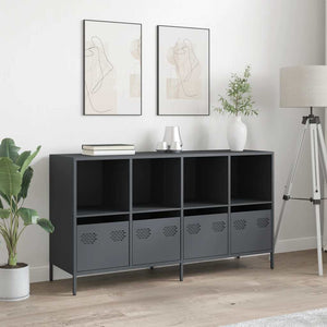 Anthrazit Sideboard 135 cm aus Stahl