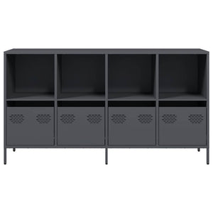 Anthrazit Sideboard 135 cm aus Stahl
