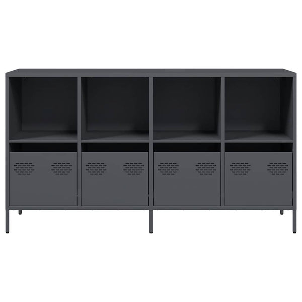 Anthrazit Sideboard 135 cm aus Stahl