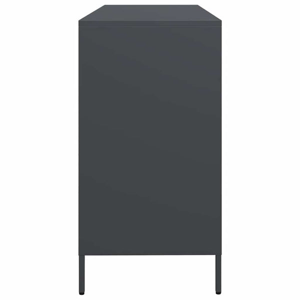 Anthrazit Sideboard 135 cm aus Stahl