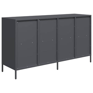 Anthrazit Sideboard 135 cm aus Stahl