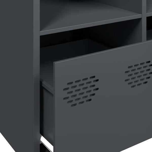 Anthrazit Sideboard 135 cm aus Stahl