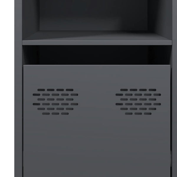 Anthrazit Sideboard 135 cm aus Stahl