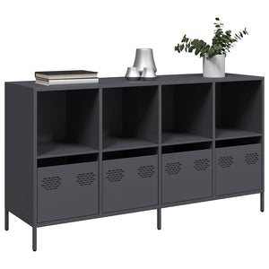 Anthrazit Sideboard 135 cm aus Stahl