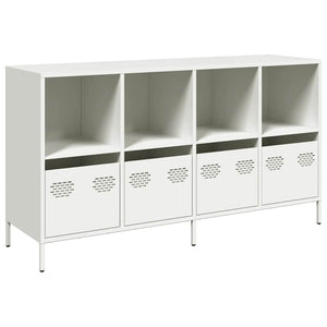 Weißes Sideboard 135 cm aus Stahl