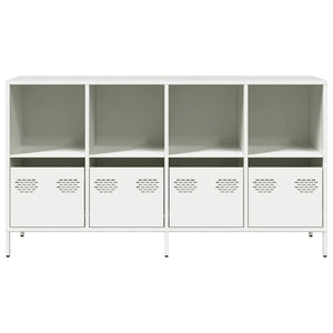 Weißes Sideboard 135 cm aus Stahl