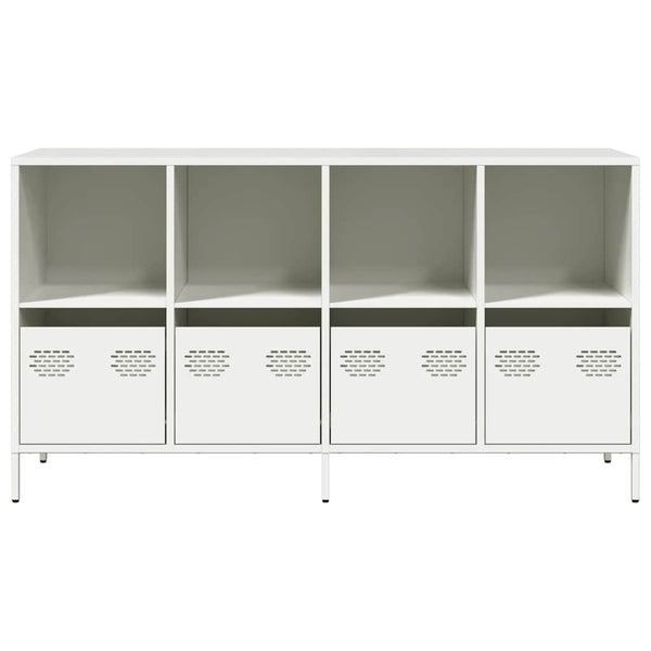 Weißes Sideboard 135 cm aus Stahl