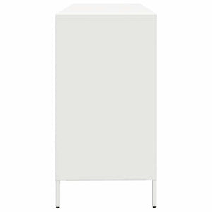 Weißes Sideboard 135 cm aus Stahl