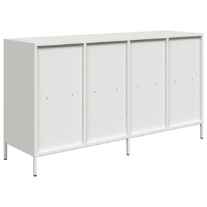 Weißes Sideboard 135 cm aus Stahl
