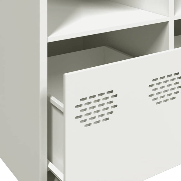 Weißes Sideboard 135 cm aus Stahl