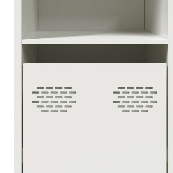Weißes Sideboard 135 cm aus Stahl
