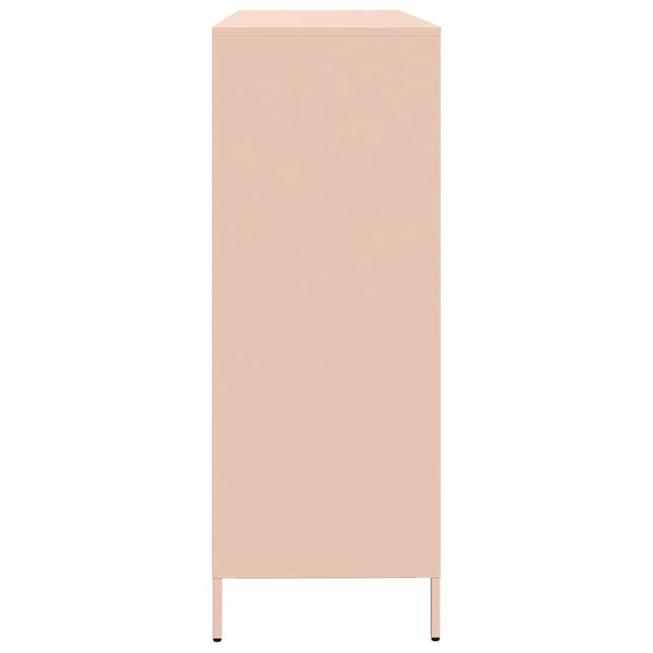 Rosa Sideboard, 135 cm, Stahl