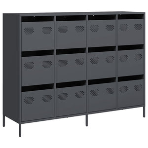 Anthrazit Sideboard 135 cm Kaltgewalzter Stahl