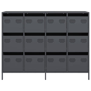 Anthrazit Sideboard 135 cm Kaltgewalzter Stahl