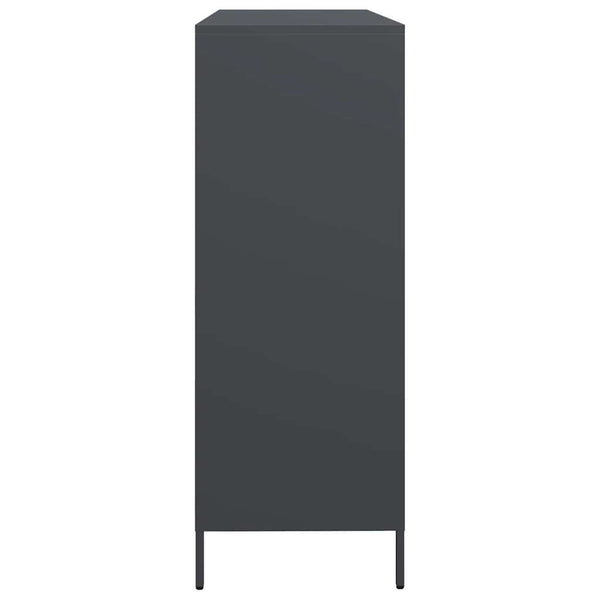 Anthrazit Sideboard 135 cm Kaltgewalzter Stahl