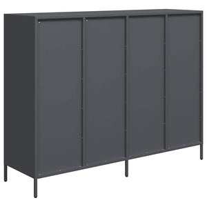 Anthrazit Sideboard 135 cm Kaltgewalzter Stahl