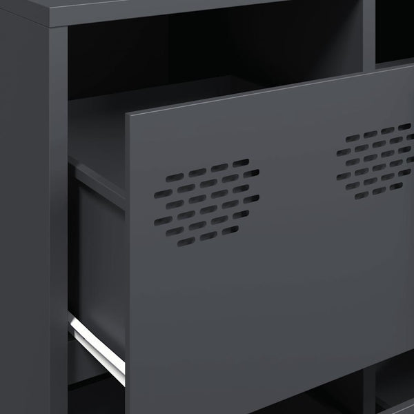 Anthrazit Sideboard 135 cm Kaltgewalzter Stahl