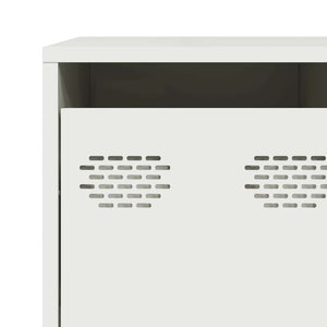 Weißes Sideboard 135 cm aus Stahl