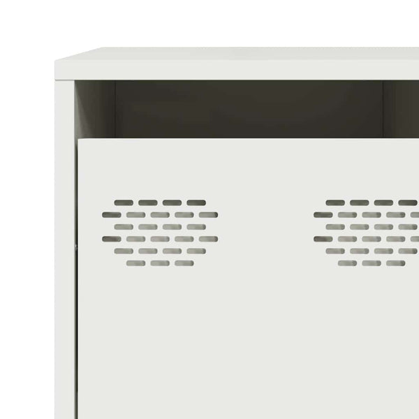 Weißes Sideboard 135 cm aus Stahl