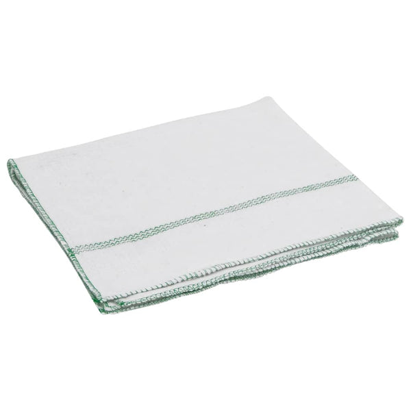 Reinigungstücher 10er-Pack Weiß/Grün 50x60 cm