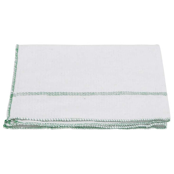 Reinigungstücher 10er-Pack Weiß/Grün 50x60 cm