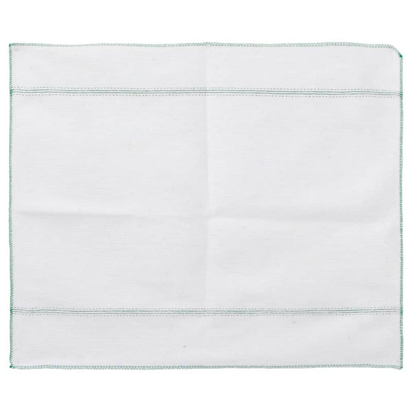 Reinigungstücher 10er-Pack Weiß/Grün 50x60 cm