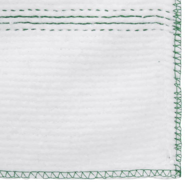 Reinigungstücher 10er-Pack Weiß/Grün 50x60 cm