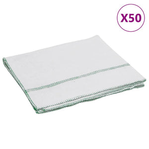Reinigungstücher 50er Pack Weiß/Grün 50x60 cm